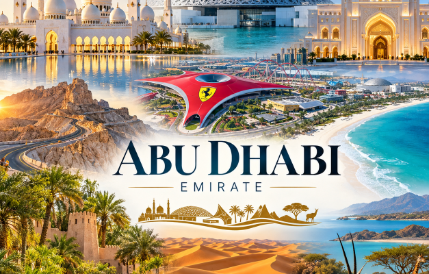 Abu Dhabi Emirate Travel Collage